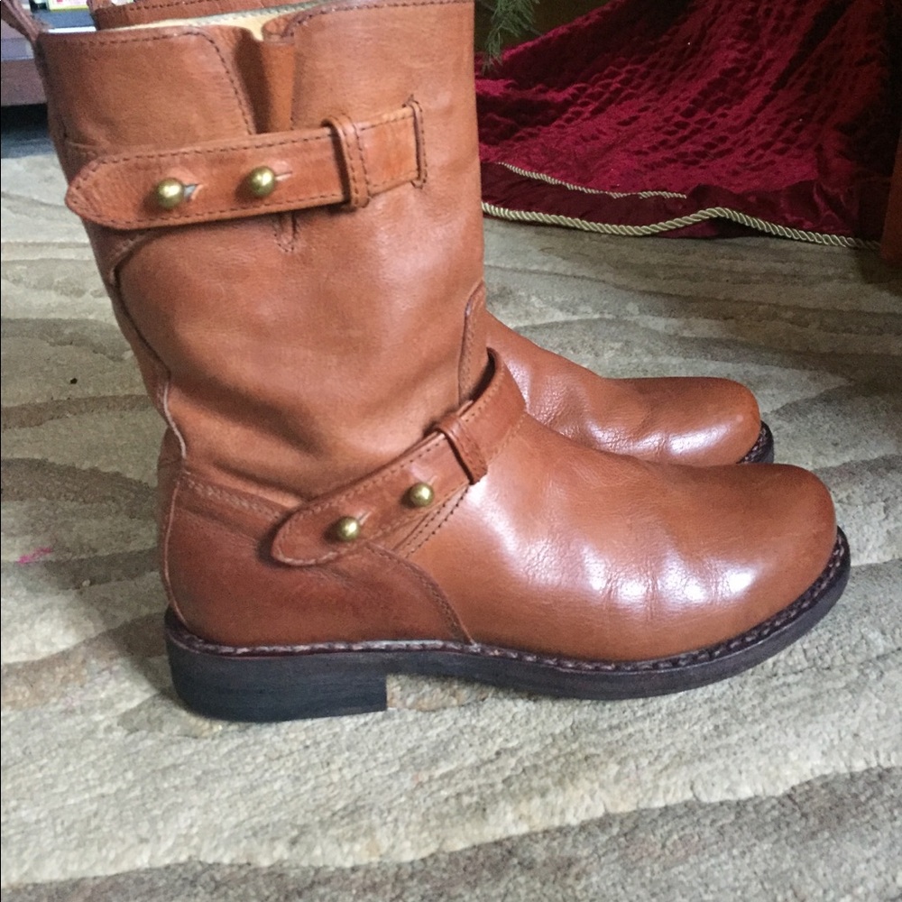 Brown Leather Women's Boots